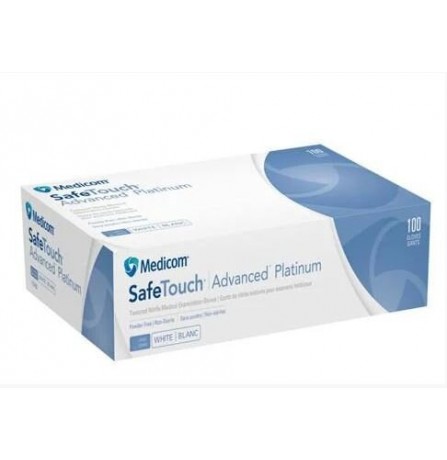 Medicom SafeTouch Advanced Platinum 100 шт. нітрилові неопудрені рожеві текстуровані 